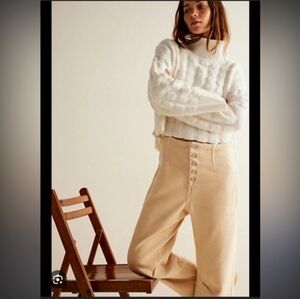 Free People We The Free Osaka Barrel Leg Osaka Jeans Size 30 Latte Tan